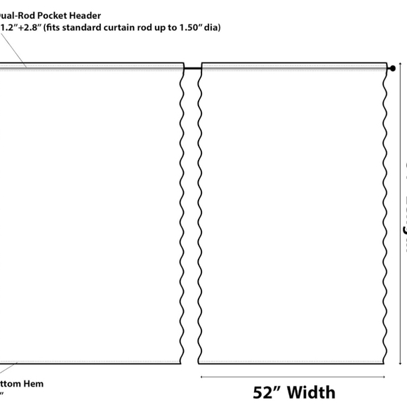 Elegant Black Lace Curtains - Picture 2 of 3